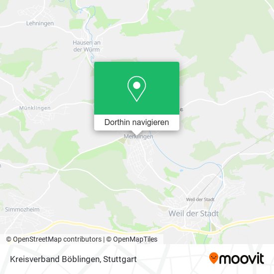 Kreisverband Böblingen Karte