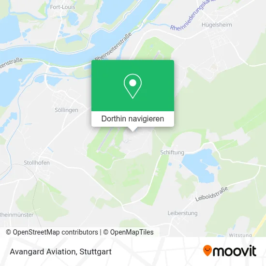 Avangard Aviation Karte