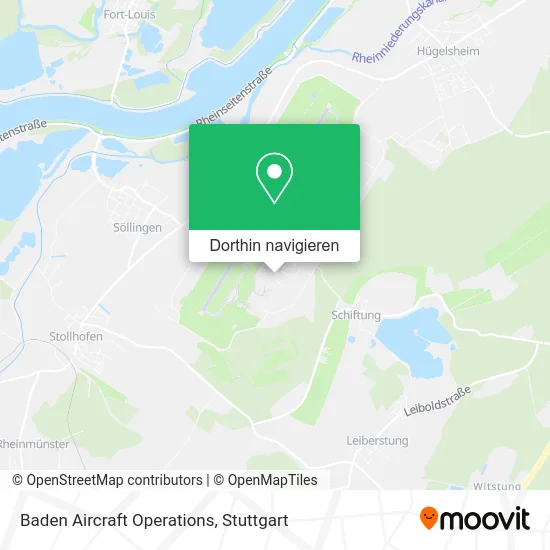 Baden Aircraft Operations Karte