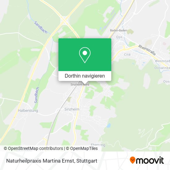 Naturheilpraxis Martina Ernst Karte