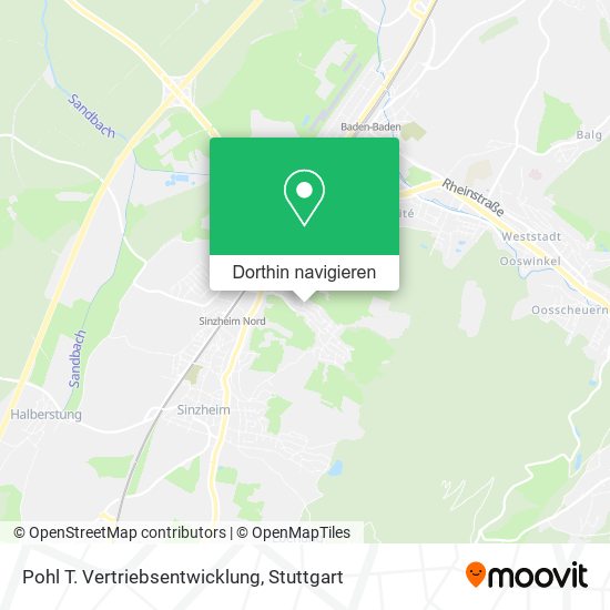 Pohl T. Vertriebsentwicklung Karte