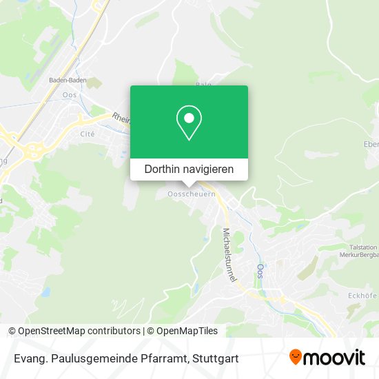 Evang. Paulusgemeinde Pfarramt Karte
