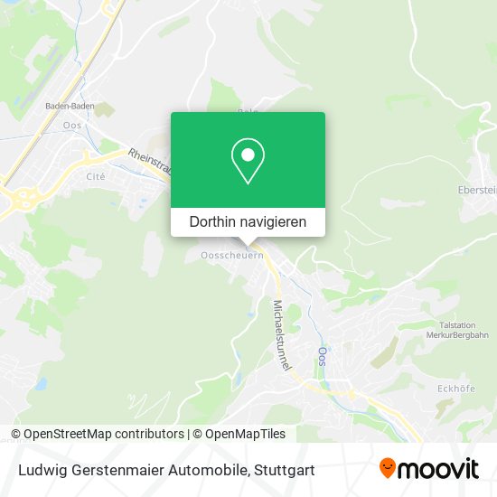 Ludwig Gerstenmaier Automobile Karte