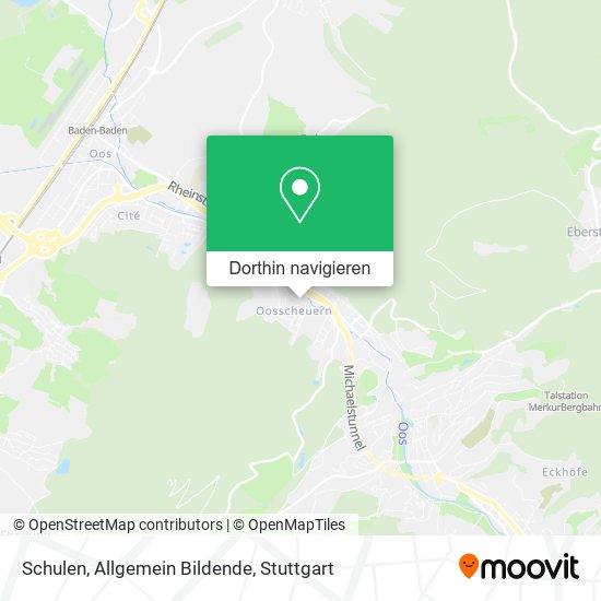 Schulen, Allgemein Bildende Karte