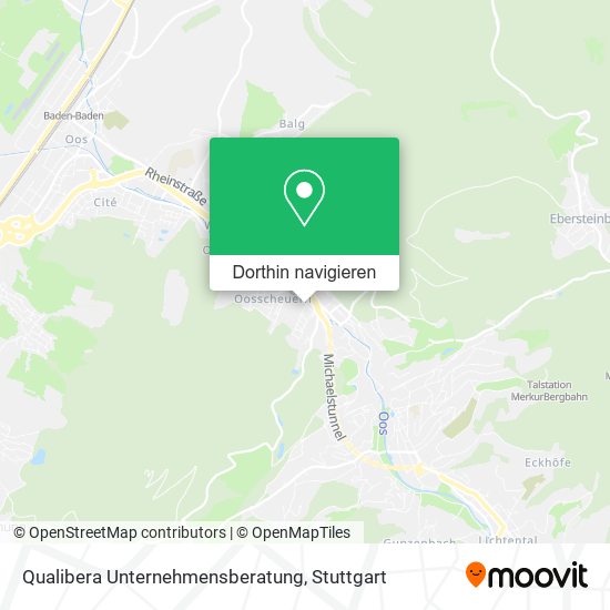 Qualibera Unternehmensberatung Karte