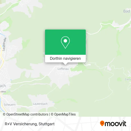 R+V Versicherung Karte