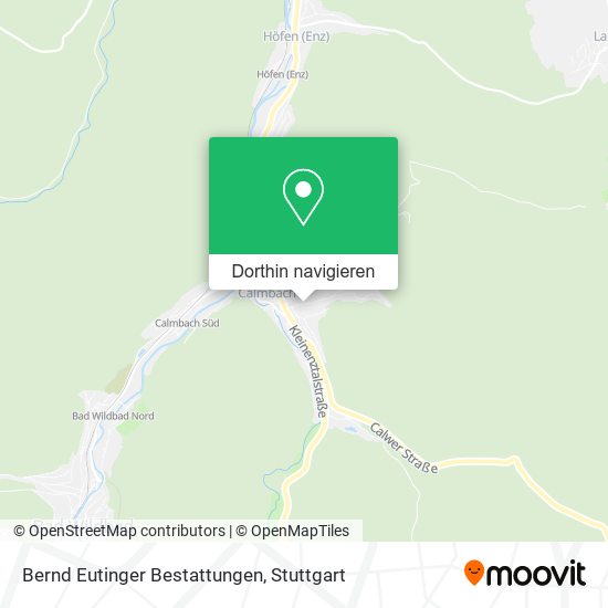 Bernd Eutinger Bestattungen Karte