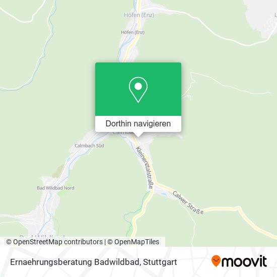 Ernaehrungsberatung Badwildbad Karte