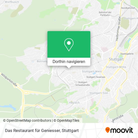 Das Restaurant für Geniesser Karte