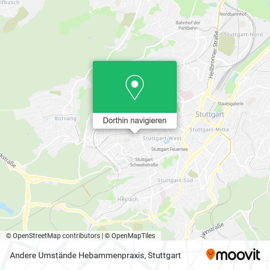 Andere Umstände Hebammenpraxis Karte