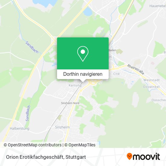 Orion Erotikfachgeschäft Karte