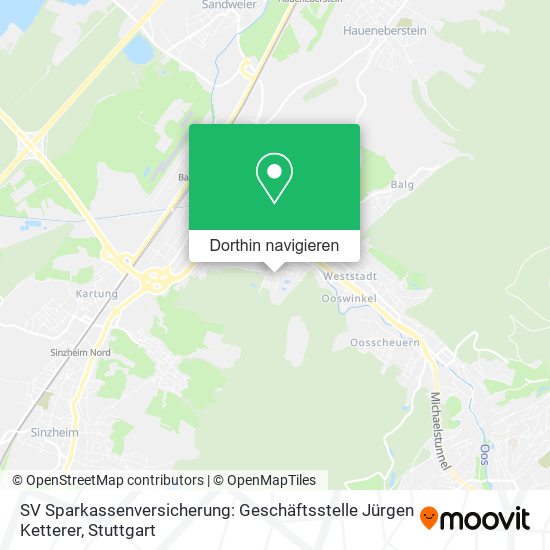 SV Sparkassenversicherung: Geschäftsstelle Jürgen Ketterer Karte