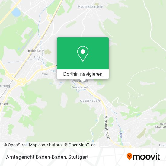 Amtsgericht Baden-Baden Karte