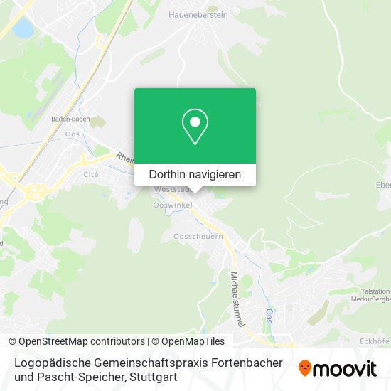 Logopädische Gemeinschaftspraxis Fortenbacher und Pascht-Speicher Karte