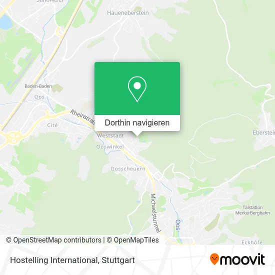 Hostelling International Karte