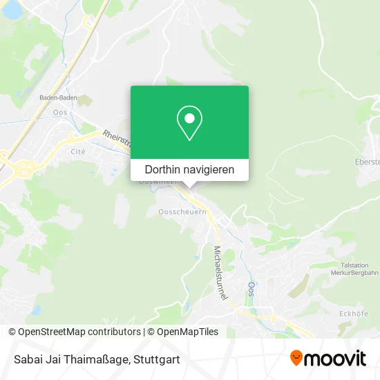 Sabai Jai Thaimaßage Karte