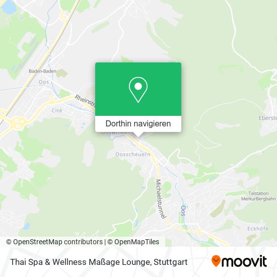 Thai Spa & Wellness Maßage Lounge Karte