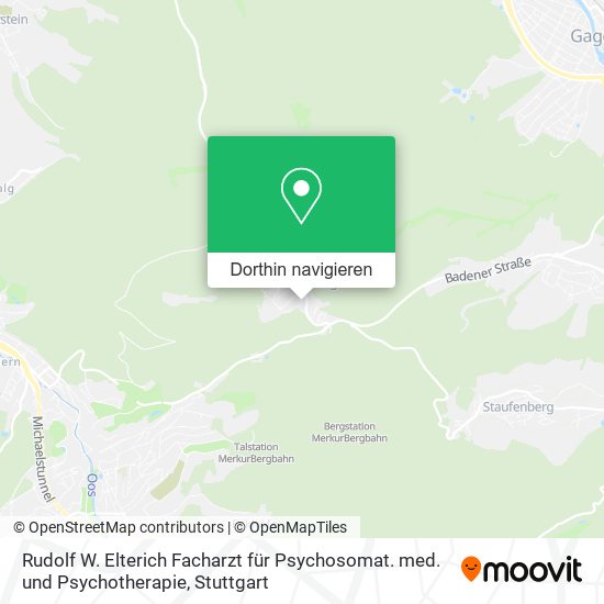 Rudolf W. Elterich Facharzt für Psychosomat. med. und Psychotherapie Karte