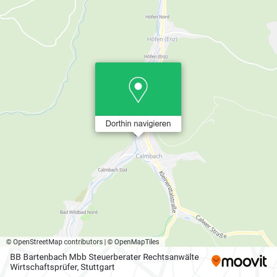 BB Bartenbach Mbb Steuerberater Rechtsanwälte Wirtschaftsprüfer Karte