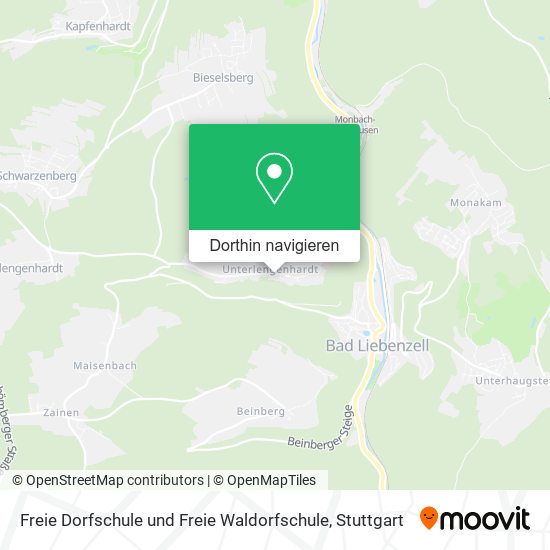 Freie Dorfschule und Freie Waldorfschule Karte