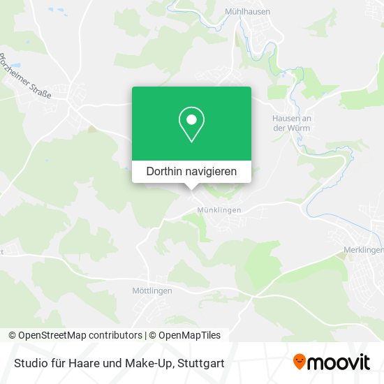 Studio für Haare und Make-Up Karte