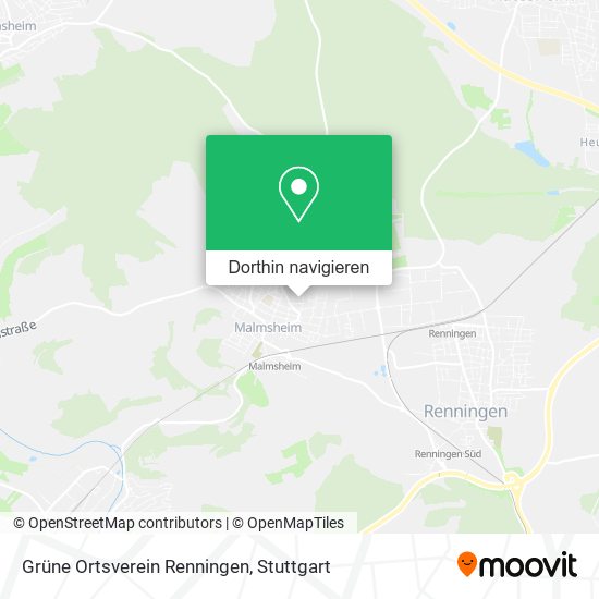 Grüne Ortsverein Renningen Karte