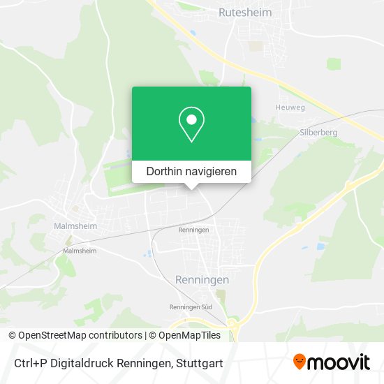 Ctrl+P Digitaldruck Renningen Karte