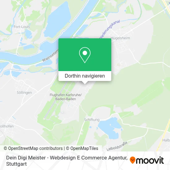 Dein Digi Meister - Webdesign E Commerce Agentur Karte