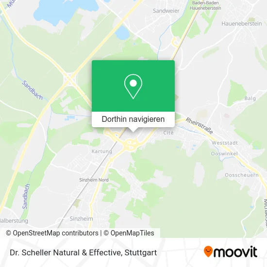 Dr. Scheller Natural & Effective Karte