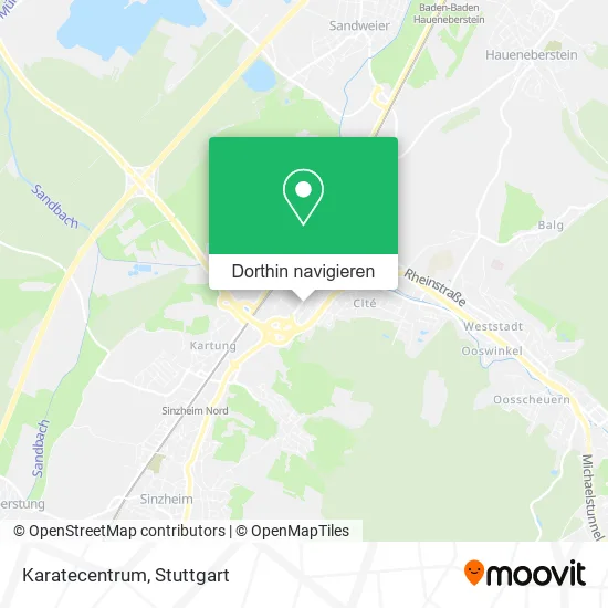Karatecentrum Karte