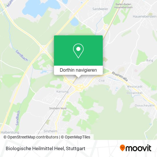 Biologische Heilmittel Heel Karte