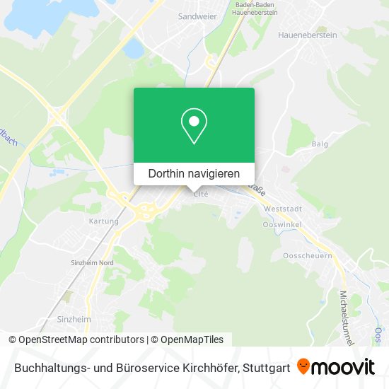 Buchhaltungs- und Büroservice Kirchhöfer Karte