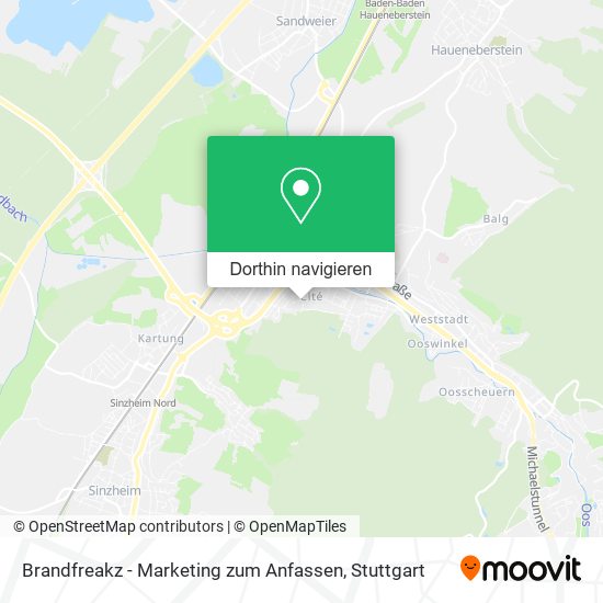 Brandfreakz - Marketing zum Anfassen Karte