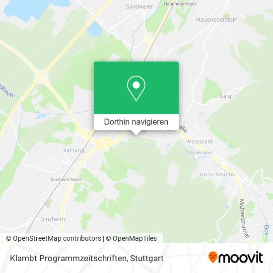 Klambt Programmzeitschriften Karte