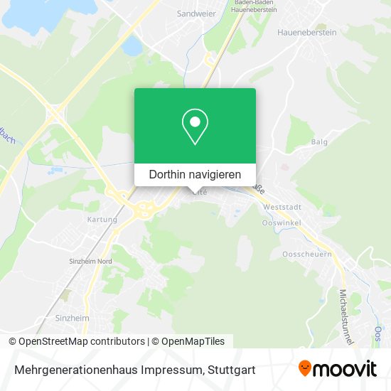 Mehrgenerationenhaus Impressum Karte