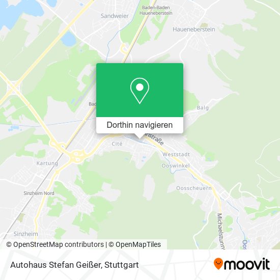 Autohaus Stefan Geißer Karte