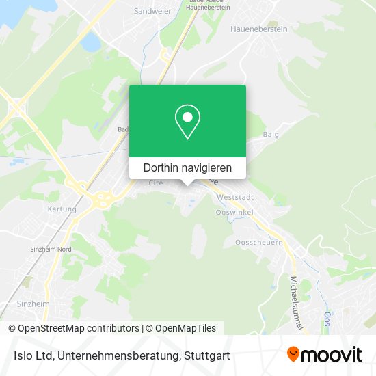 Islo Ltd, Unternehmensberatung Karte