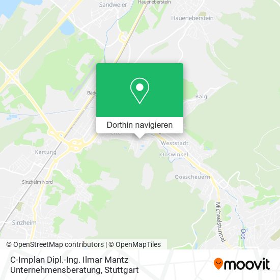 C-Implan Dipl.-Ing. Ilmar Mantz Unternehmensberatung Karte