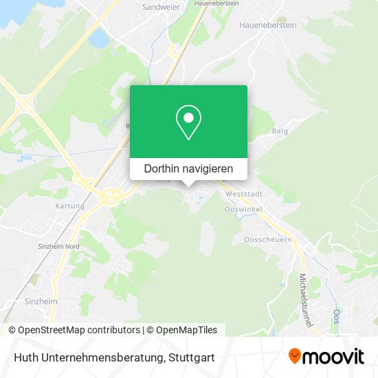 Huth Unternehmensberatung Karte