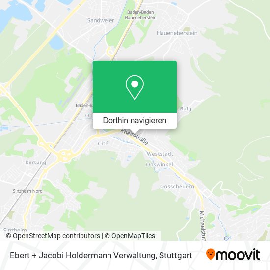 Ebert + Jacobi Holdermann Verwaltung Karte