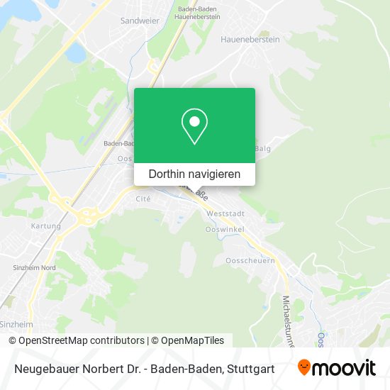 Neugebauer Norbert Dr. - Baden-Baden Karte