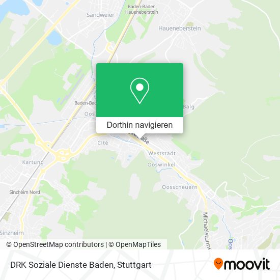DRK Soziale Dienste Baden Karte