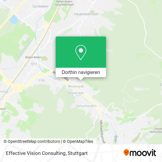 Effective Vision Consulting Karte