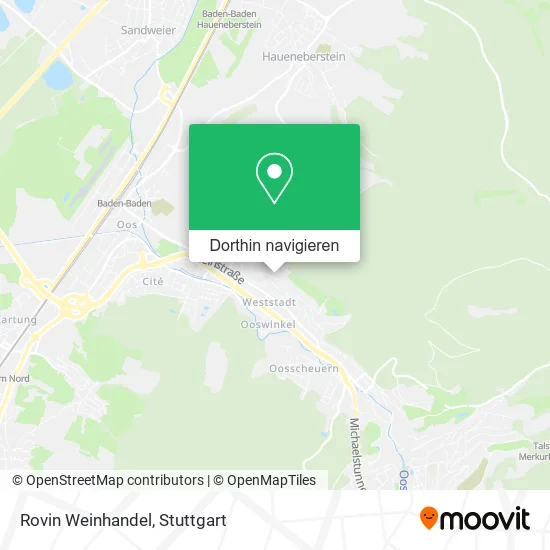 Rovin Weinhandel Karte