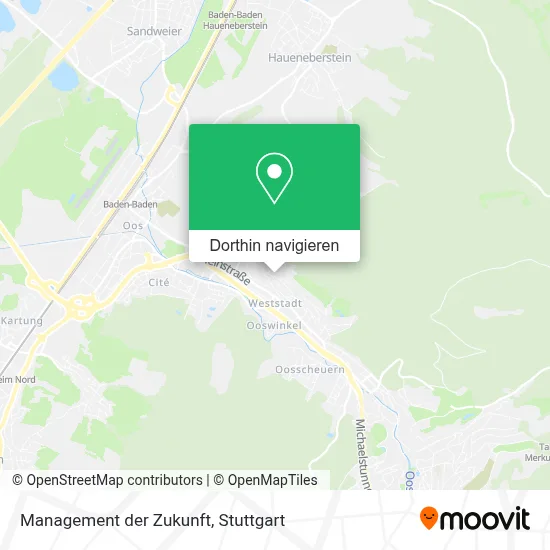 Management der Zukunft Karte
