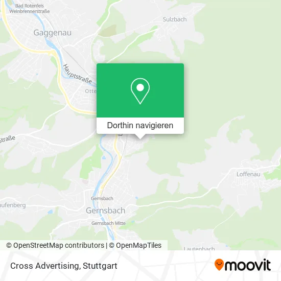 Cross Advertising Karte