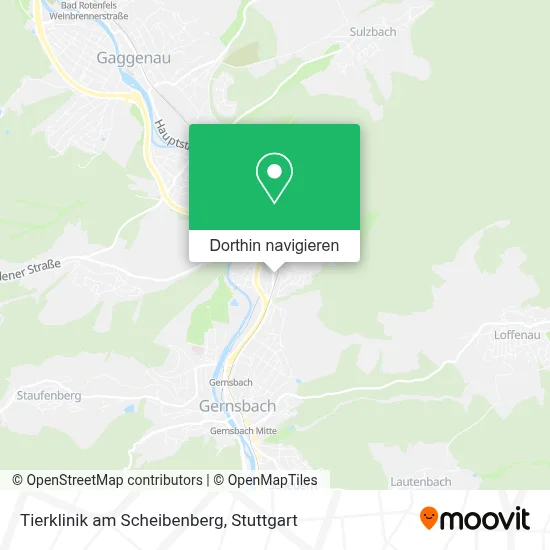 Tierklinik am Scheibenberg Karte