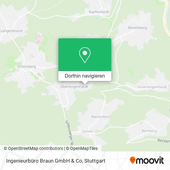 Ingenieurbüro Braun GmbH & Co Karte