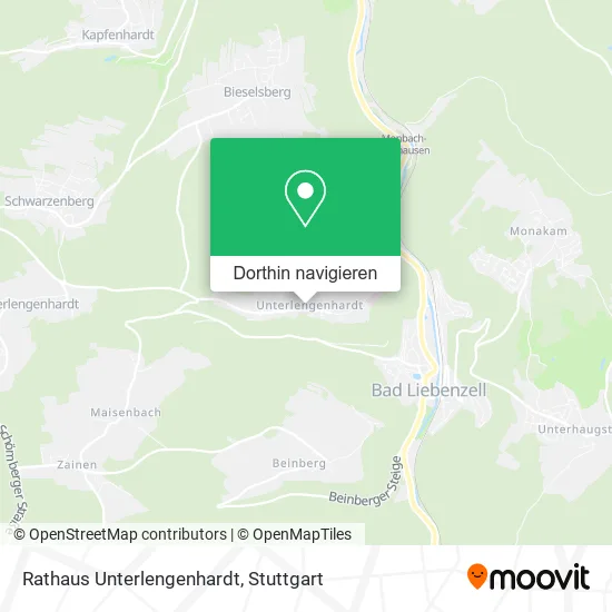 Rathaus Unterlengenhardt Karte