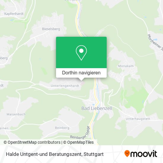 Halde Untgent-und Beratungszent Karte